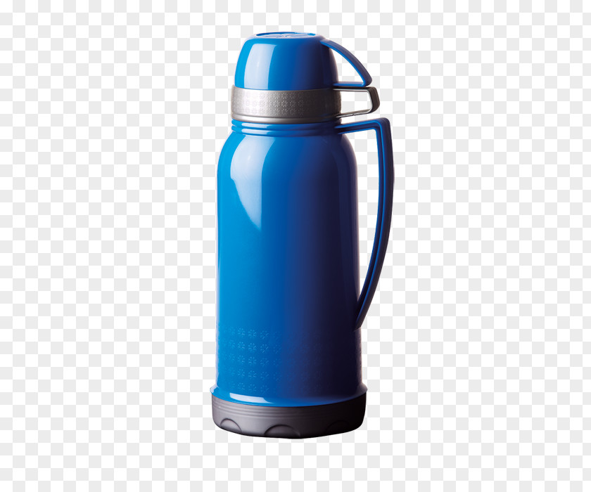 Bottle Water Bottles Plastic Cobalt Blue Thermoses PNG