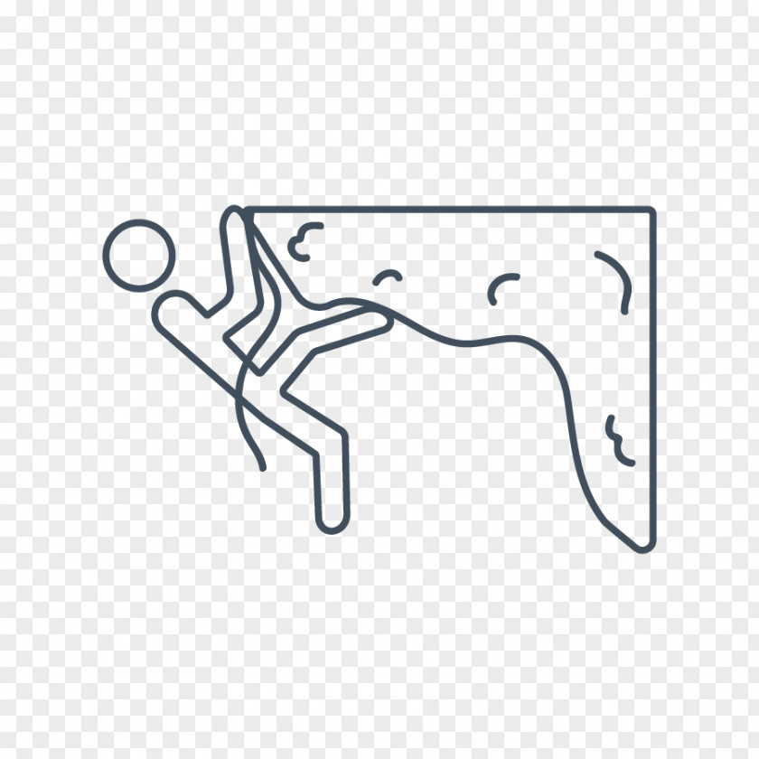 Climb The Wall White Clip Art PNG