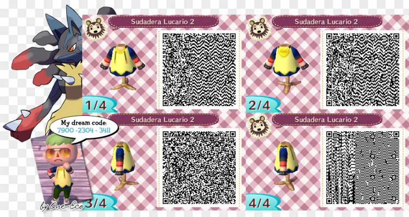 Eco Crown Animal Crossing: New Leaf Happy Home Designer QR Code Nintendo 3DS Lucario PNG