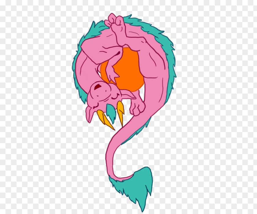 Mermaid Mammal Clip Art Illustration Pink M PNG