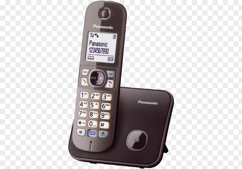 Panasonic KX-TG6811 Cordless Telephone Digital Enhanced Telecommunications PNG