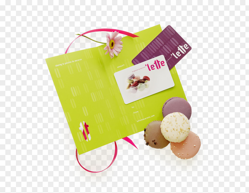 Box Gift Card 'Lette Macarons PNG