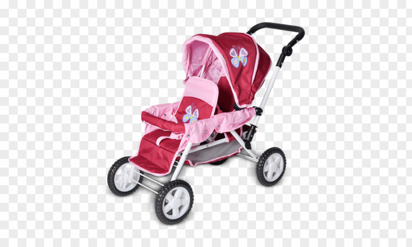 Doll Baby Transport Vehicle Carriage Butterfly PNG