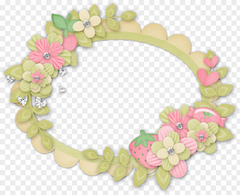 Floral Spring Frame Paper Picture Frames Clip Art PNG
