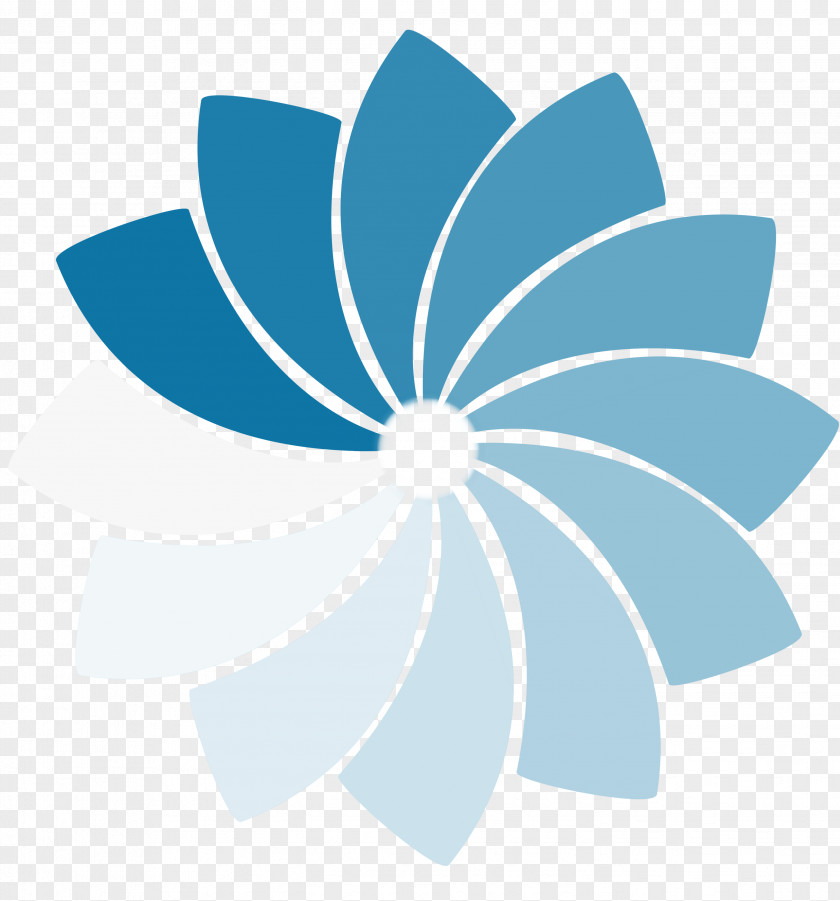 Hope Turquoise Teal Petal Flower Leaf PNG