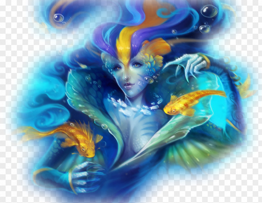 Mermaid Legendary Creature Siren Fantastic Art Fantasy PNG