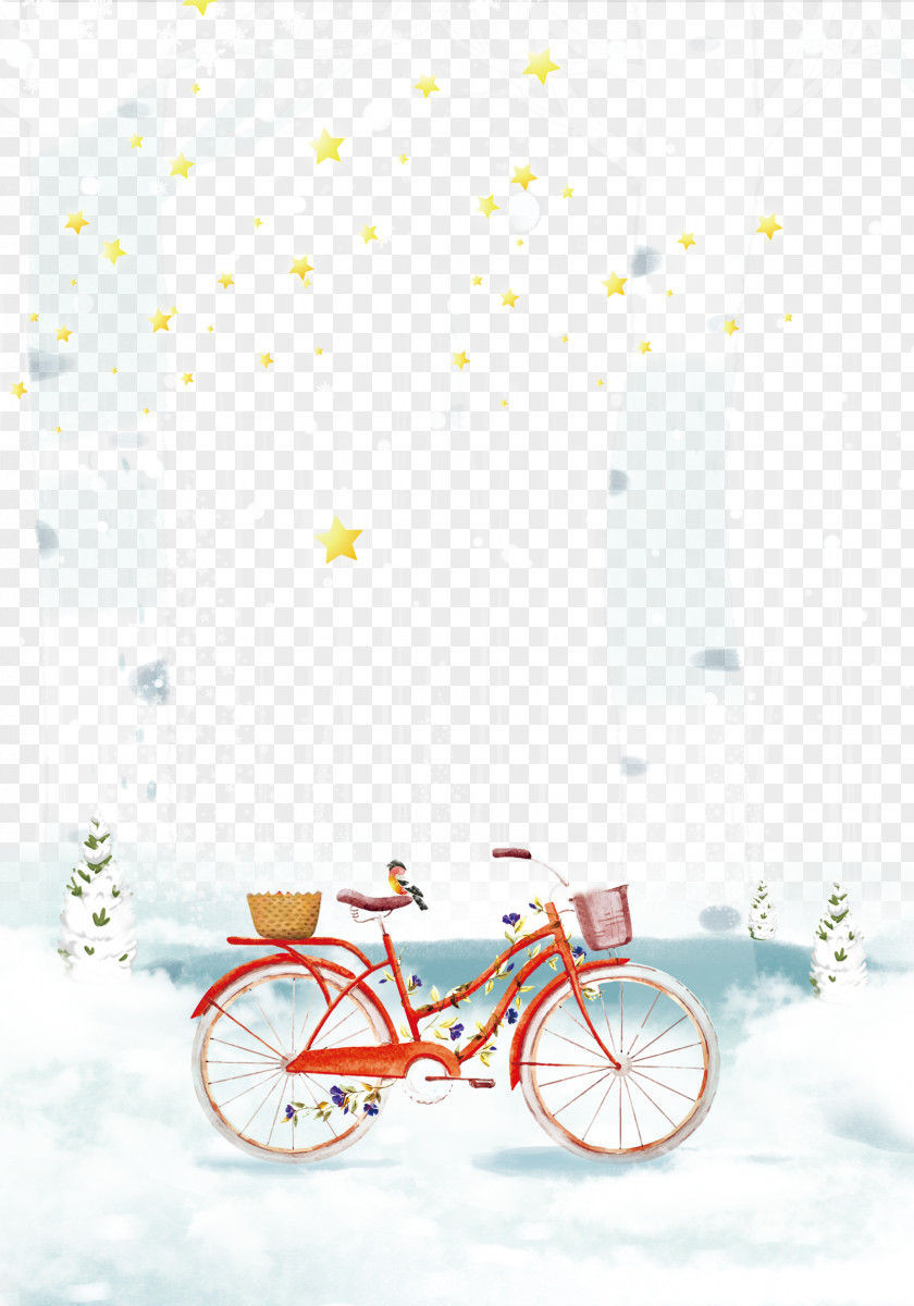 Snow Bike Bicycle Wheel Cycling Wallpaper PNG