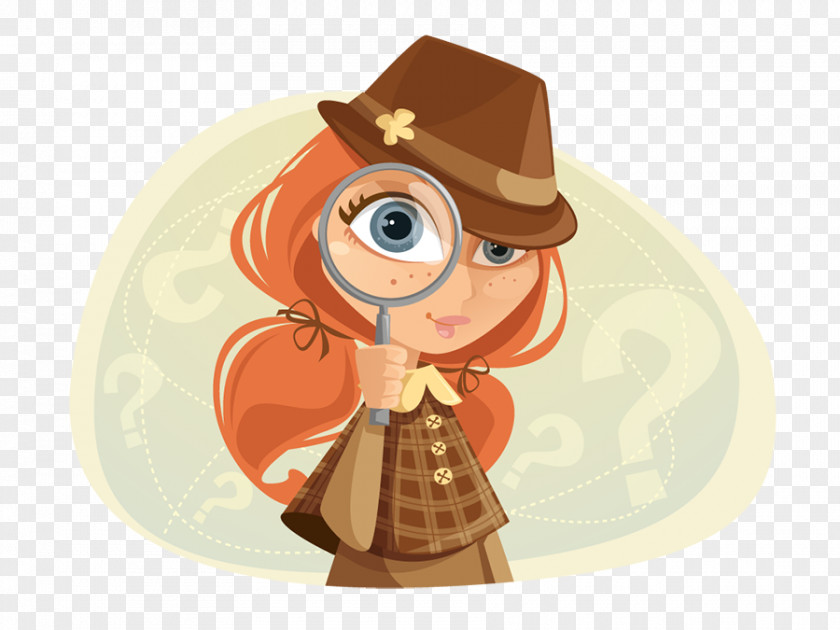 Animation Detective Cartoon Drawing PNG
