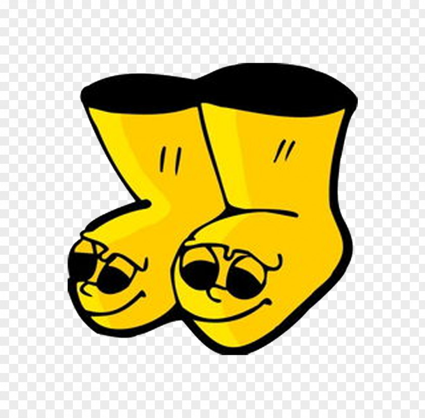 Cartoon Shoes Logo PNG