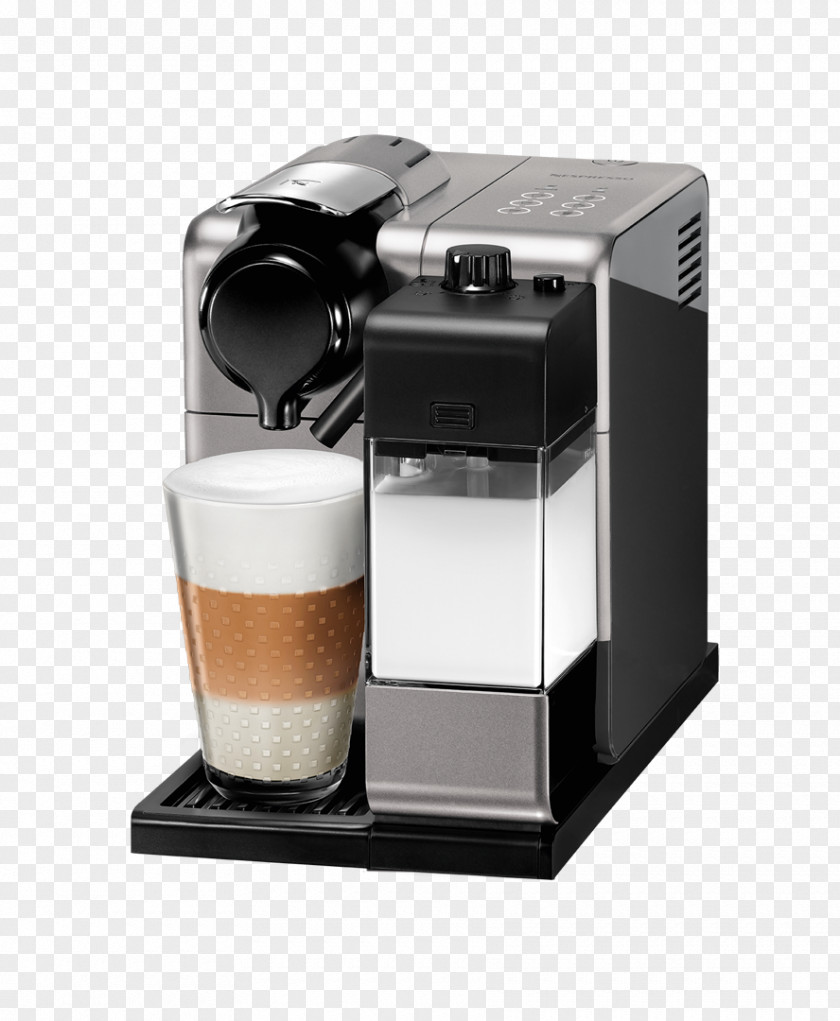 Coffee Machine Nespresso Cappuccino Latte Macchiato De'Longhi PNG