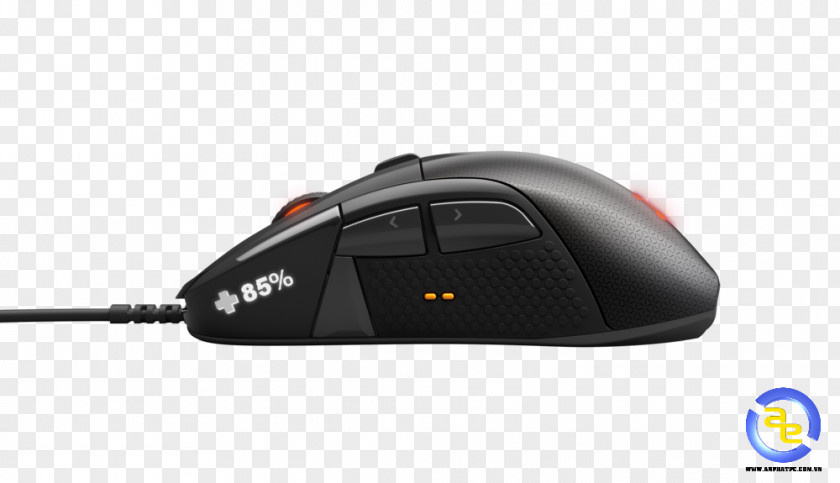 Mo Steel Computer Mouse Black Video Game SteelSeries OLED PNG