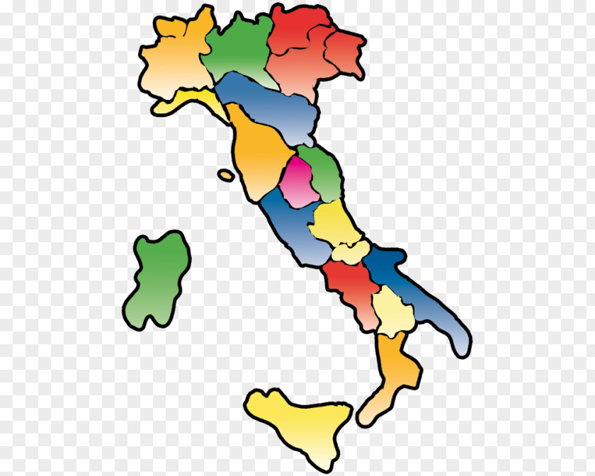 Regions Of Italy Abruzzo Lazio Sicily Clip Art PNG
