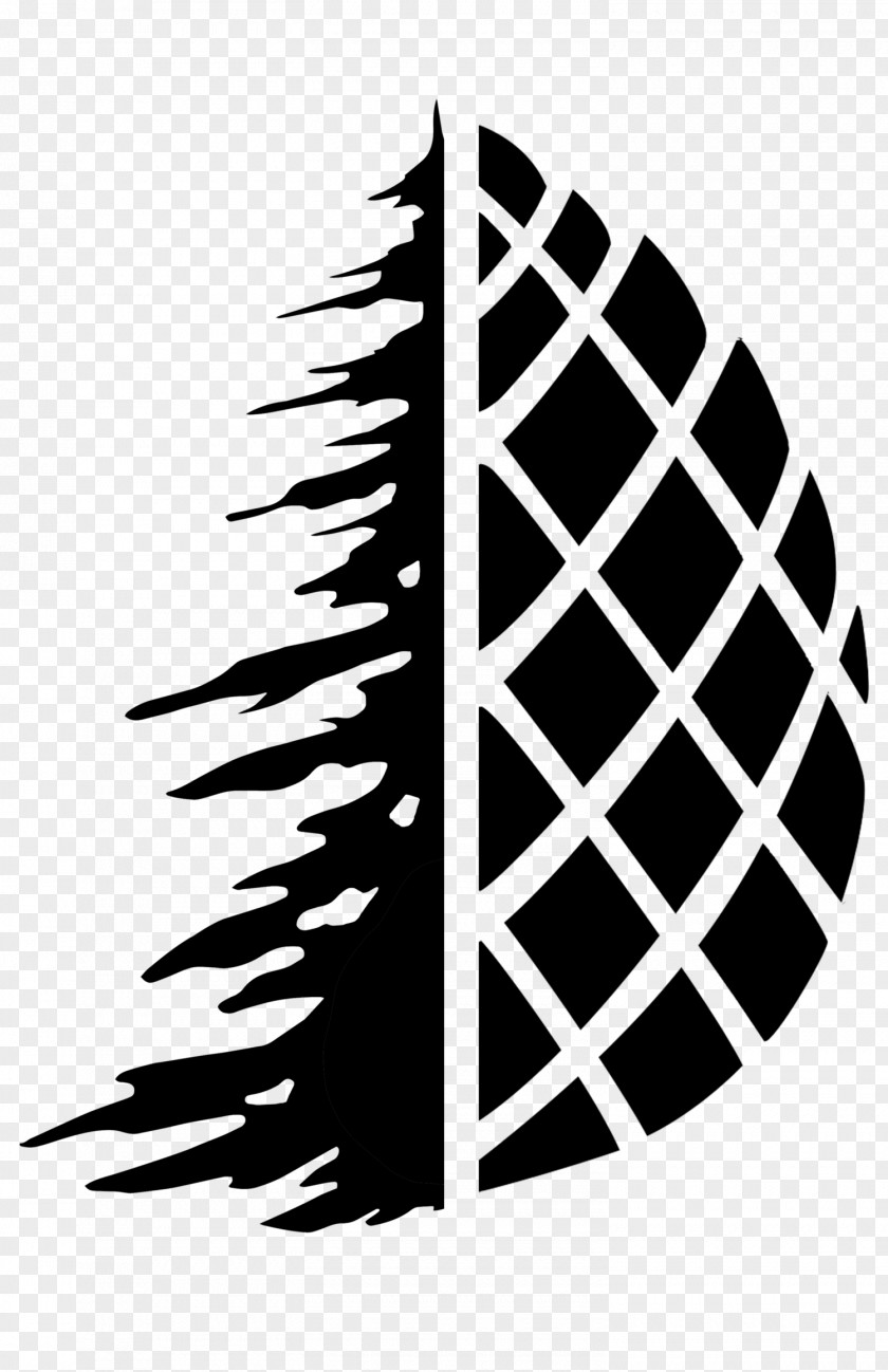 Blackandwhite Plant Png Logo PNG