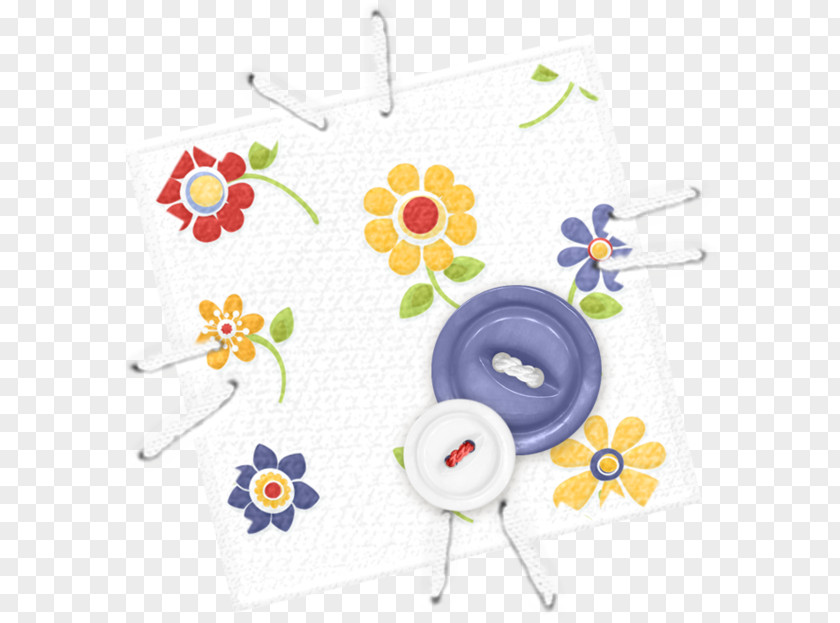 Creative Buttons Flowers Ornament Creativity Button Flower PNG