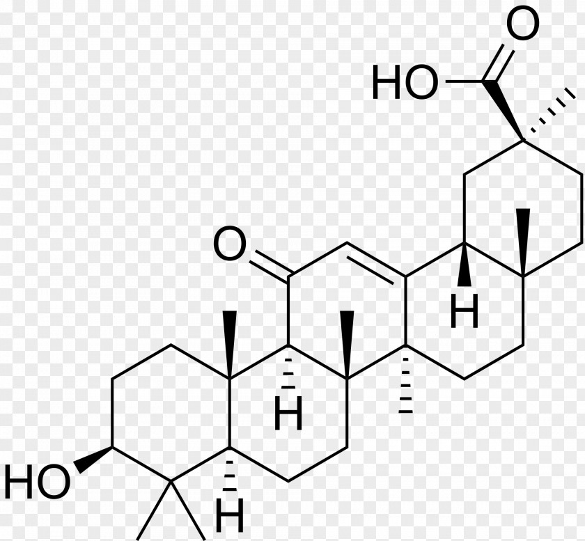 Drug Ursolic Acid Enoxolone Triterpene Glycyrrhizin PNG