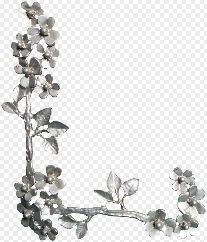 Elements Flower Metal PNG