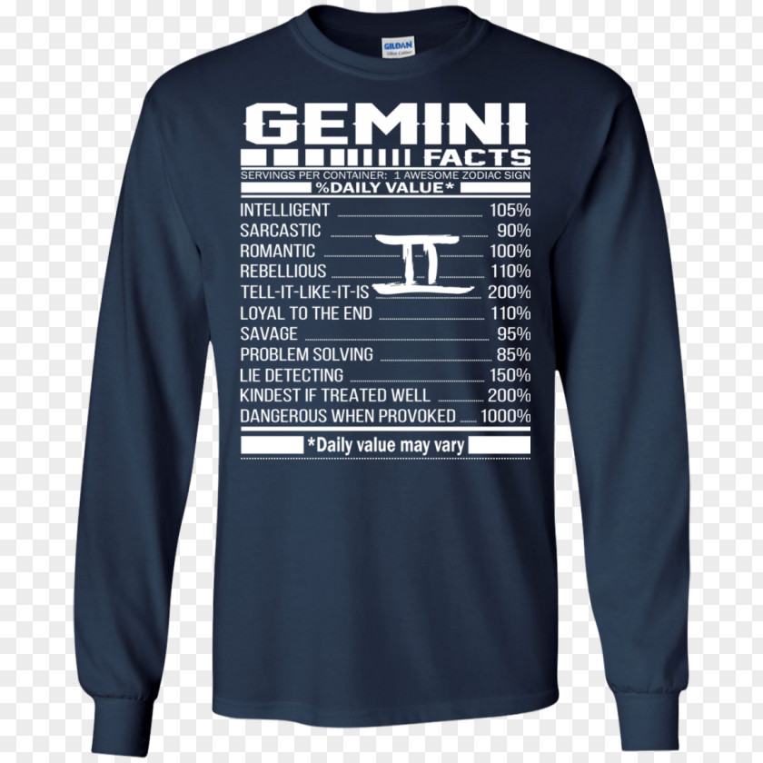 Gemini Sign T-shirt Hoodie Leo Sleeve PNG