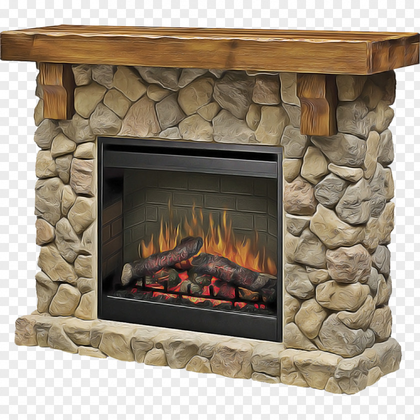 Hearth Fireplace Heat Flame Wood-burning Stove PNG