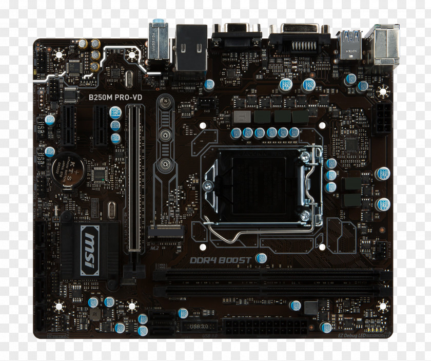 Intel LGA 1151 MSI B250 KRAIT GAMING Motherboard PNG