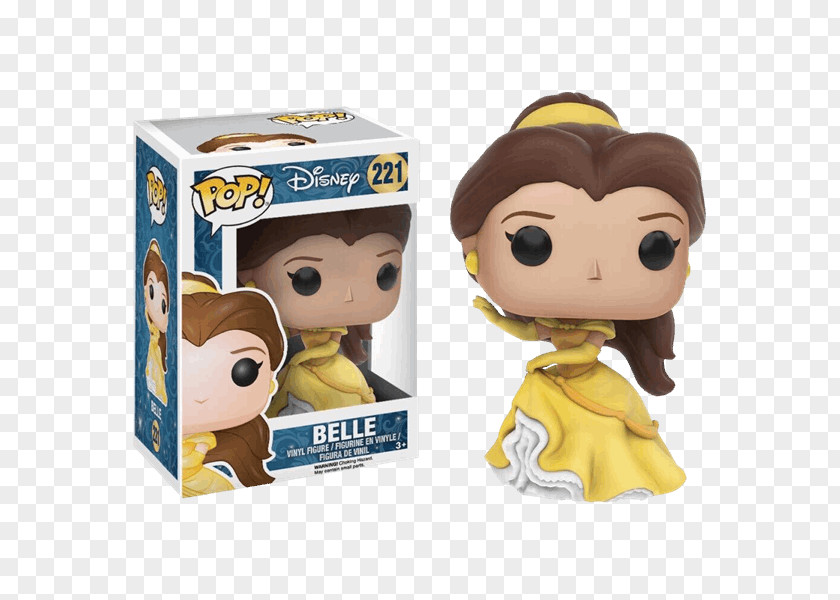Disney Princess Belle Beast Ariel Rapunzel Funko PNG