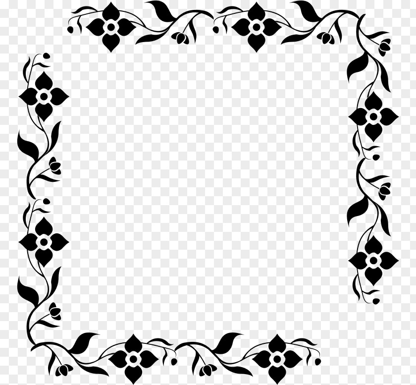 Flower Boarder Desktop Wallpaper Clip Art PNG