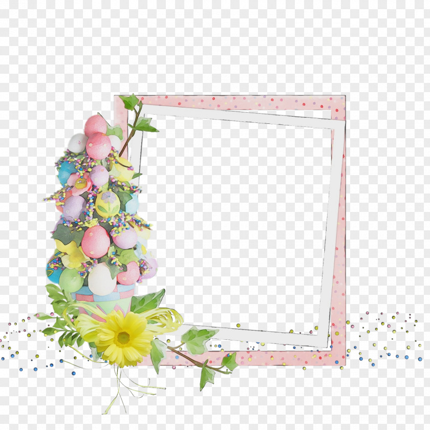 Flower Paper Product Background Frame PNG