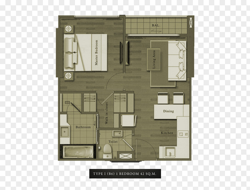House Ivy Ampio Luxury Stay Floor Plan Bedroom Condominium PNG