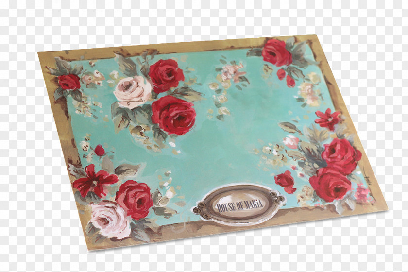 Scatter Flowers Place Mats Paper HOUSE OF MARiA Art Rectangle PNG