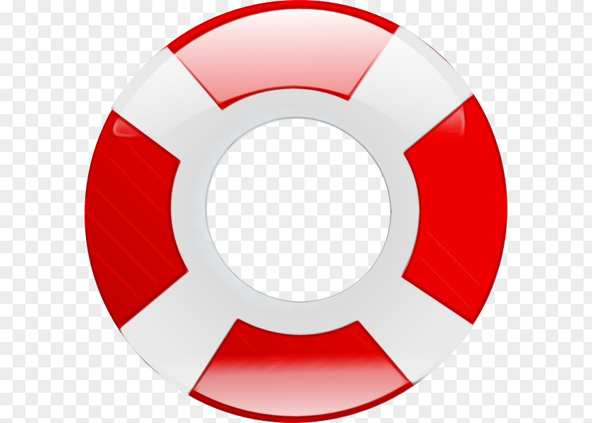 Symbol Lifebuoy Red Circle PNG