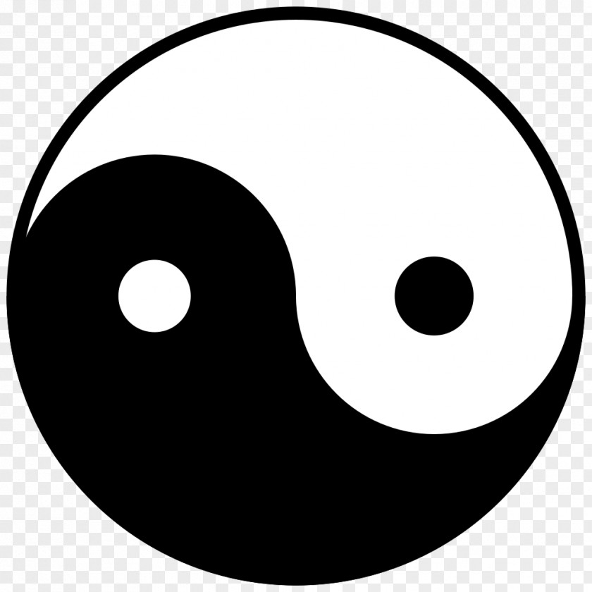 Yin Yang And Symbol Taijitu Taoism PNG