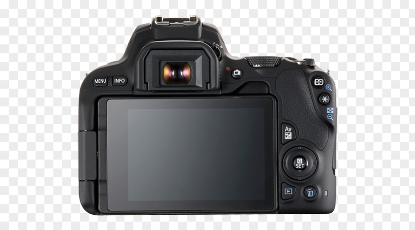 Canon Digital Camera Viewfinder EOS 200D EF-S 18–55mm Lens SLR EF Mount PNG