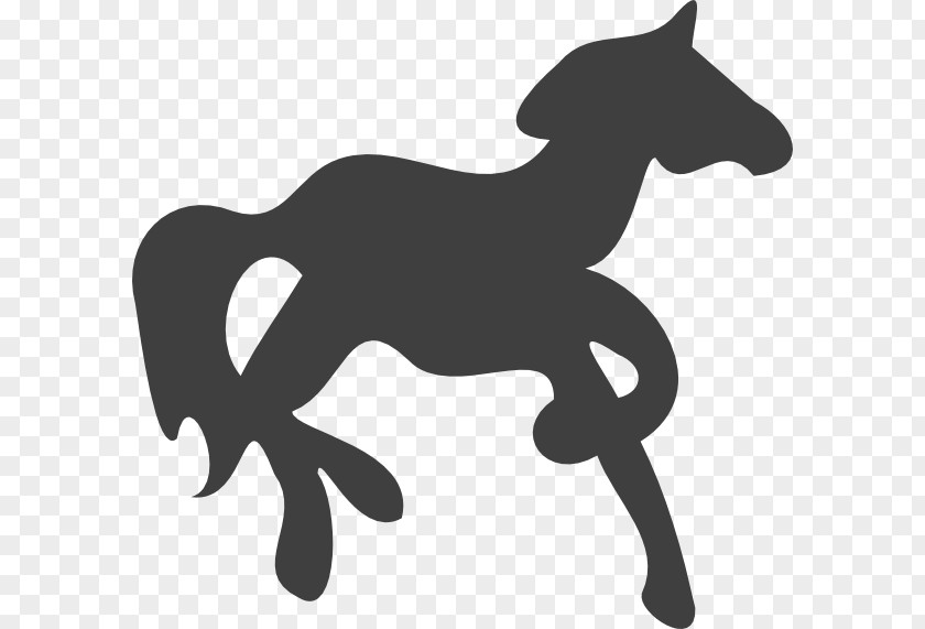 Carousel Hourse Pony Mustang Colt Stallion Clip Art PNG