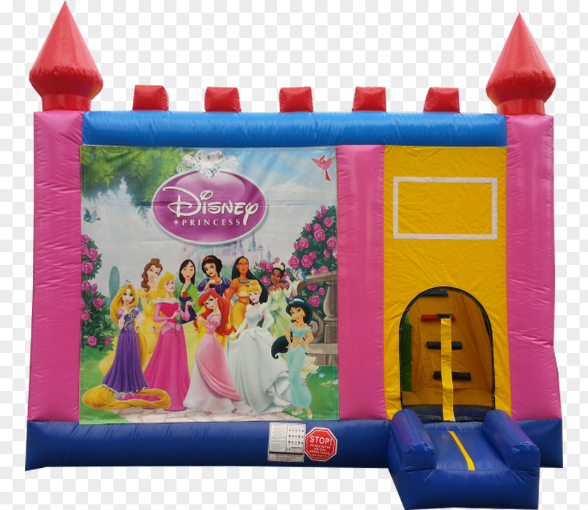 Castle Princess Playground Slide Inflatable Bouncers Game Toy Recreation PNG