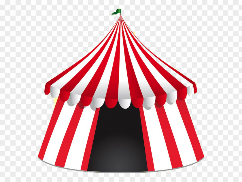Circus Red Tent Performance PNG