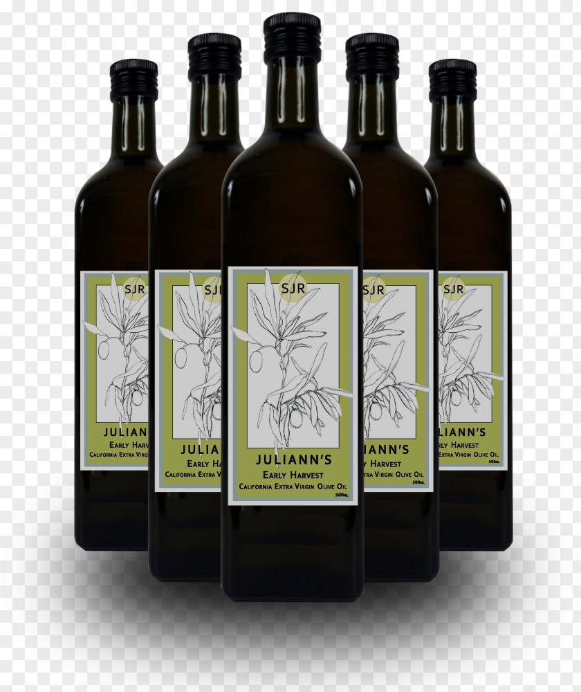 Olive Oil Vegetable Bottle PNG