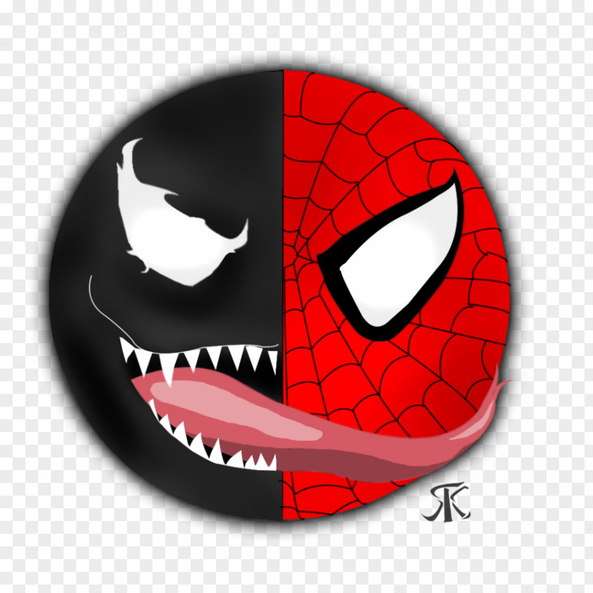 Venom Spiderman Spider-Man Drawing Yin And Yang Comics PNG