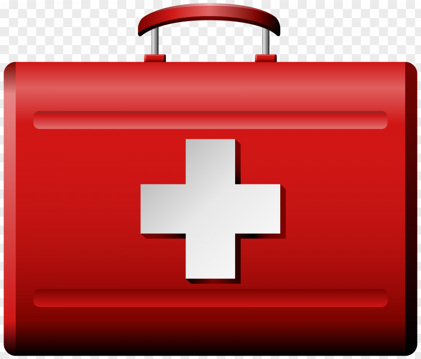 Red Cross Medical White Box Medicine Pharmaceutical Drug Bag Clip Art PNG