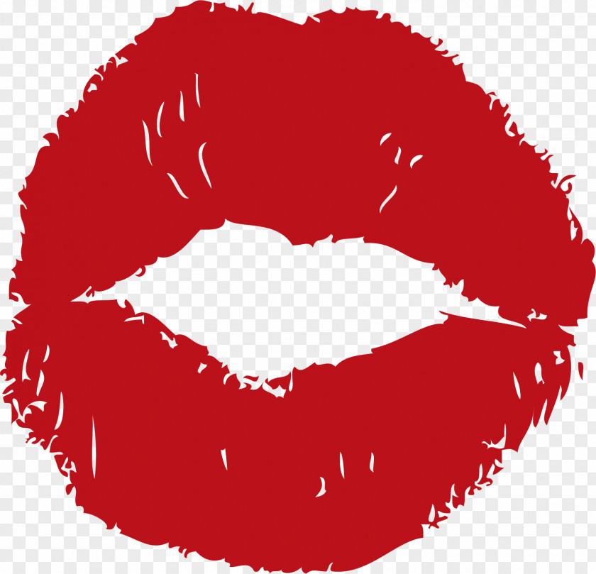 Red Kisses Lip Euclidean Vector Kiss Mouth PNG