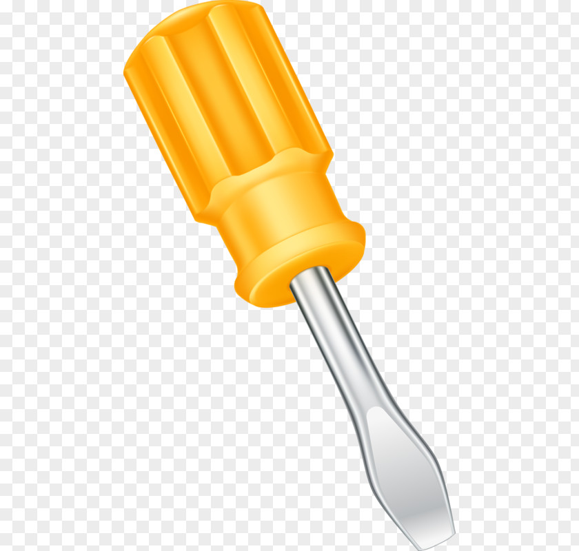 Yellow Screwdriver Hand Tool PNG