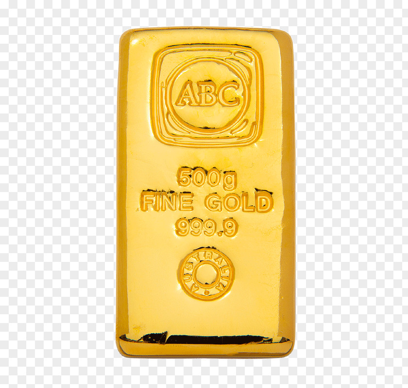 Gold Bar ABC Bullion As An Investment PNG