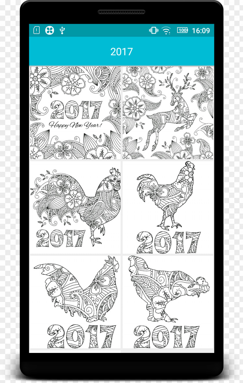 Menu Painted Learning Coloring Game For Kid Android Application Software PNG