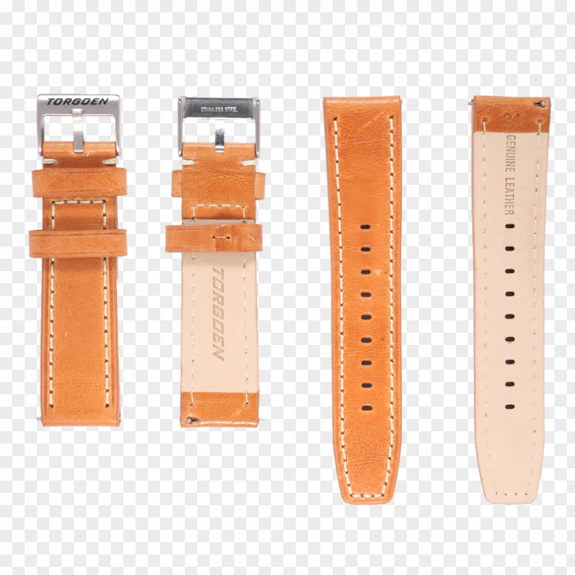 Camel Material Watch Bands XL Brown Leather Strap PNG