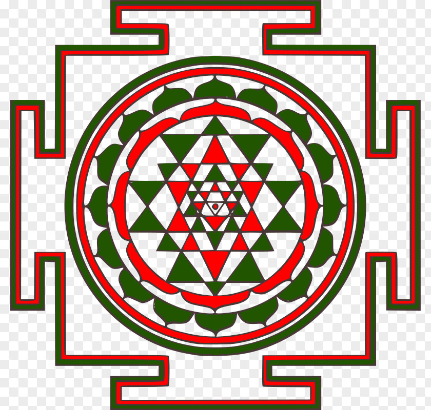 Free Restaurant Clipart Sri Yantra Mandala Sacred Geometry PNG