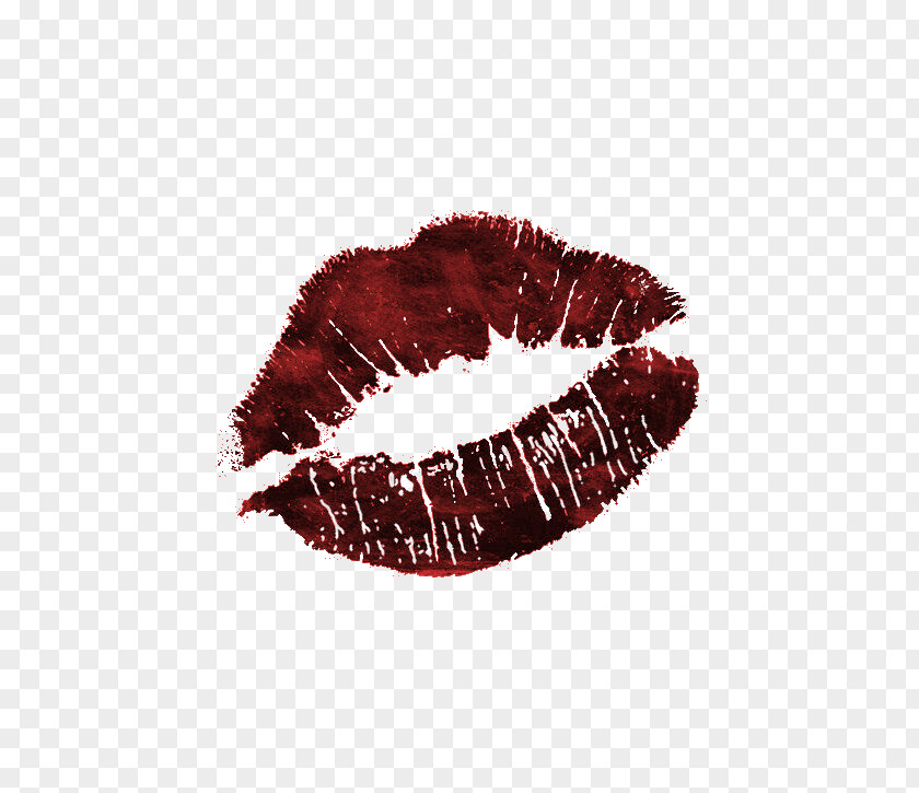 Kiss Lip Black And White Printmaking PNG