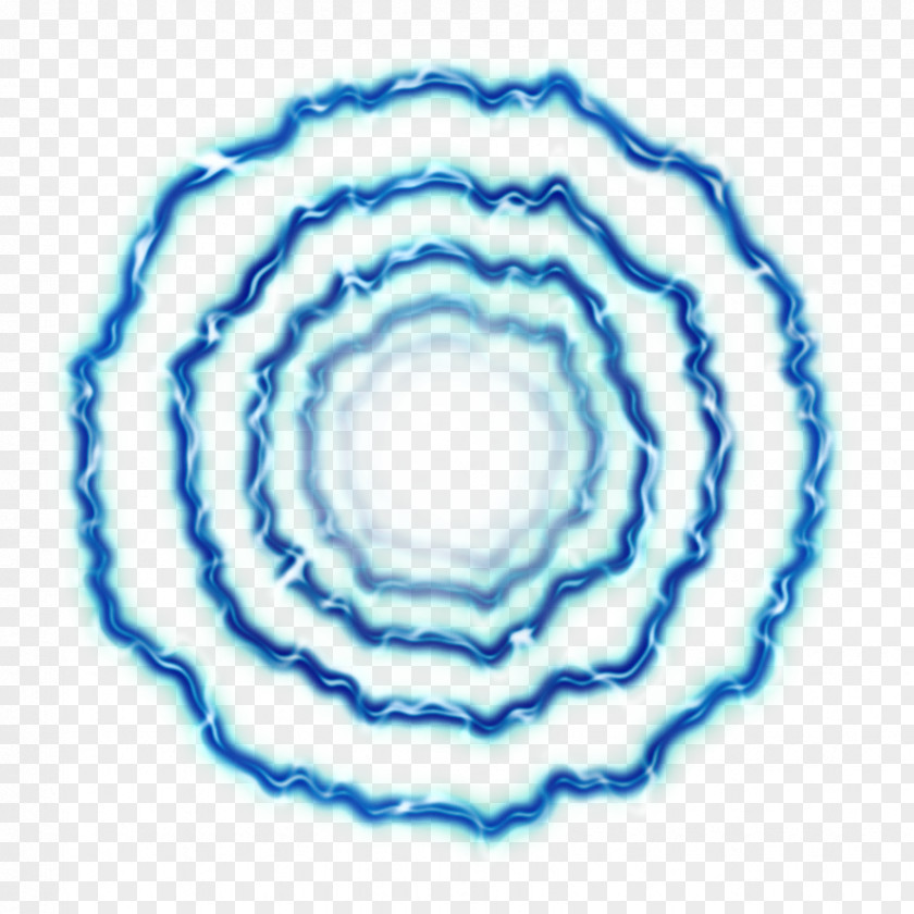 Ring Effect Color Desktop Wallpaper Blue PNG