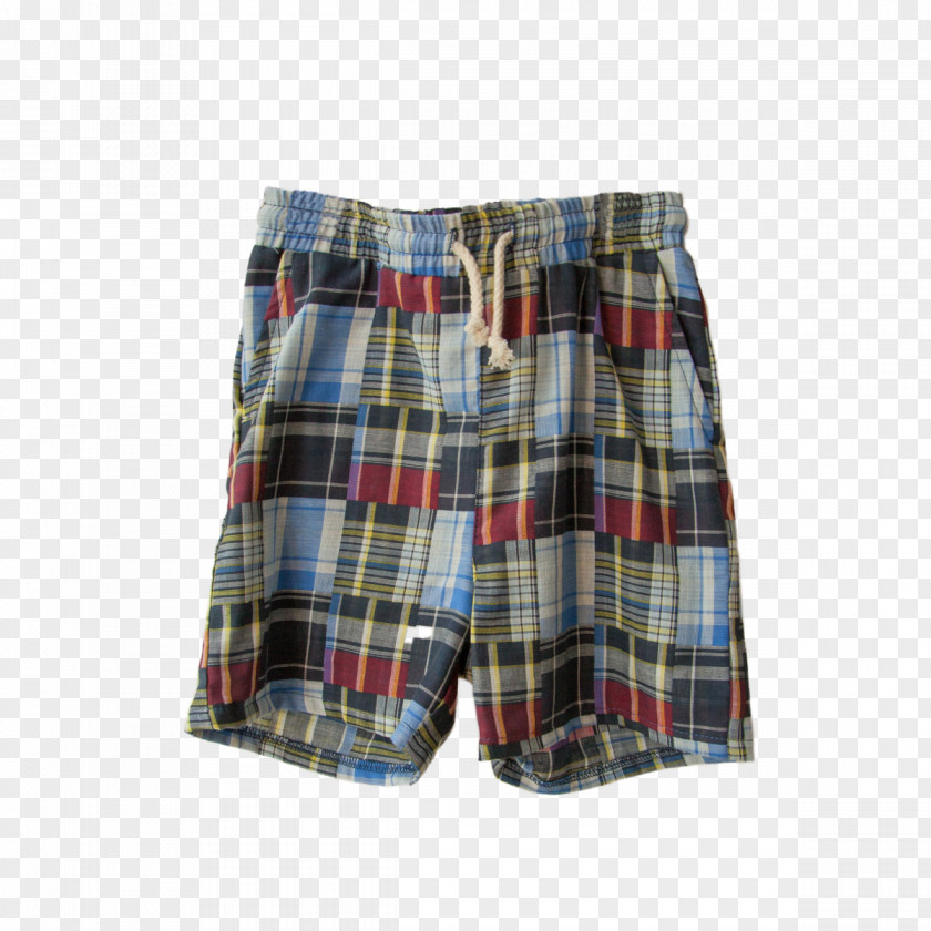 Short Boy Trunks Tartan Bermuda Shorts Underpants Hobo Bag PNG