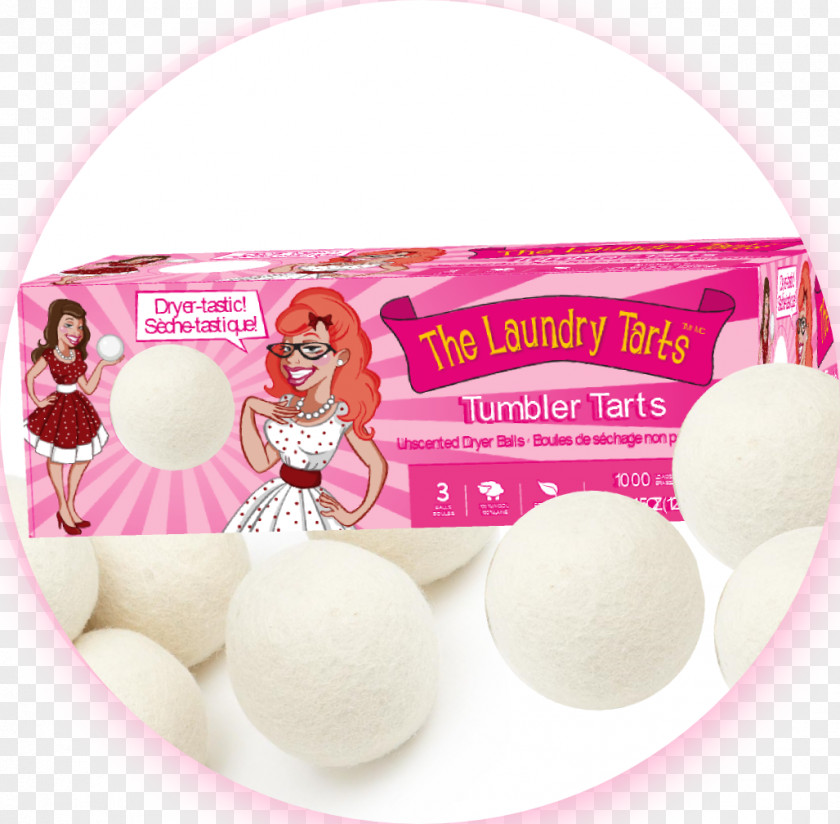 Tart Laundry Balls Dryer Ball Clothes PNG