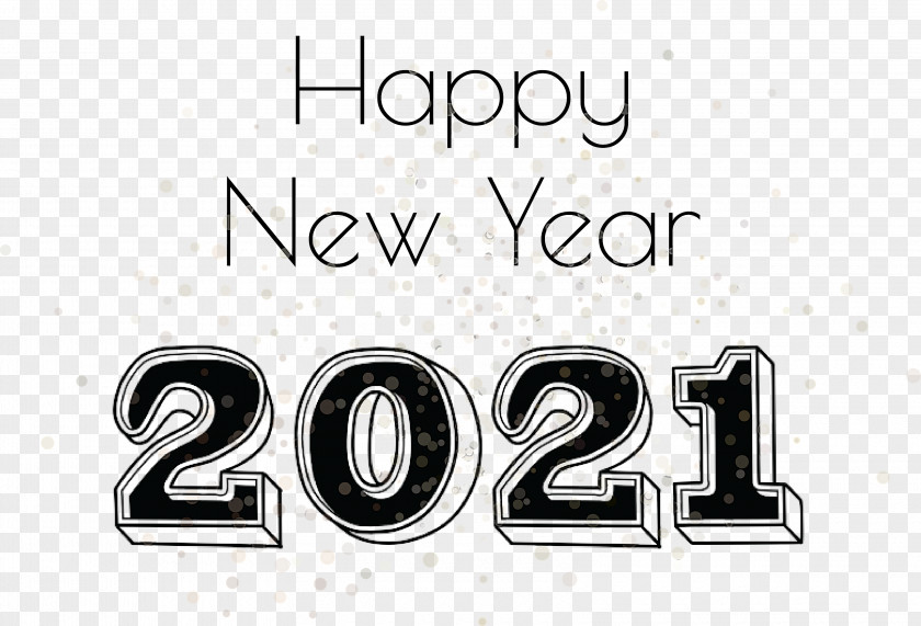 2021 Happy New Year PNG