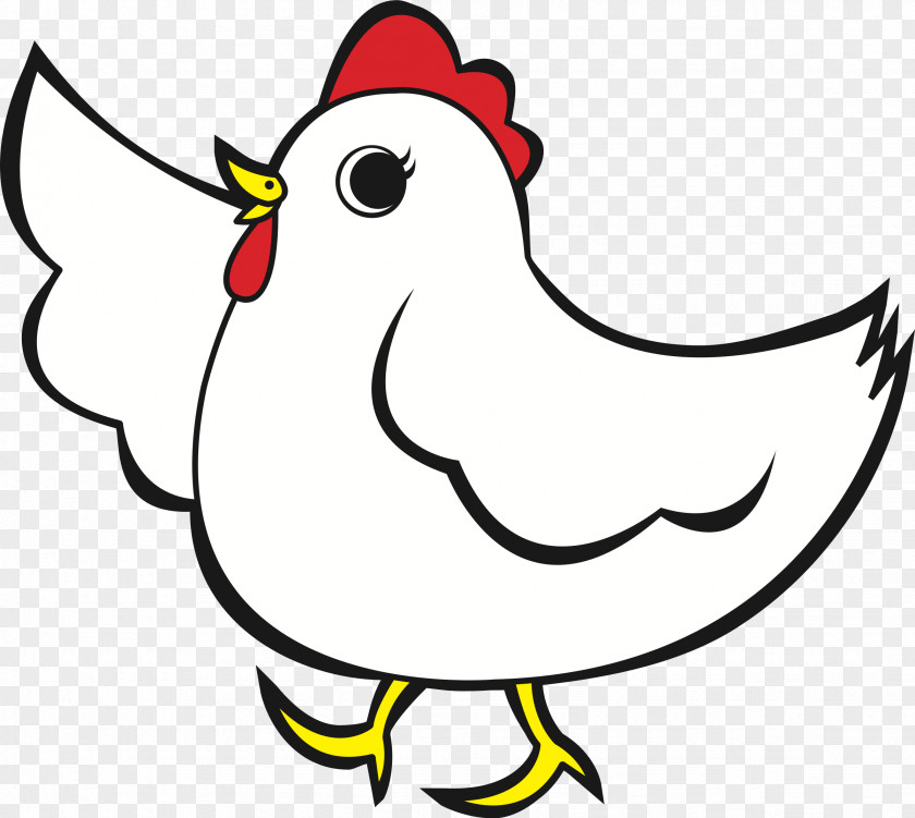 Chicken Rooster Bon As Food Clip Art PNG
