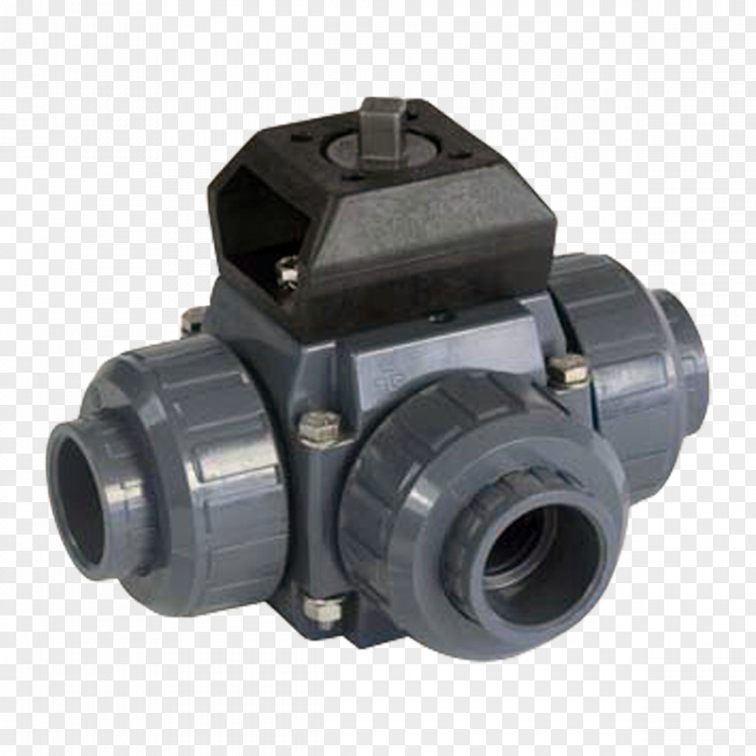 Ball Valve Actuator Four-way Drinking Water PNG